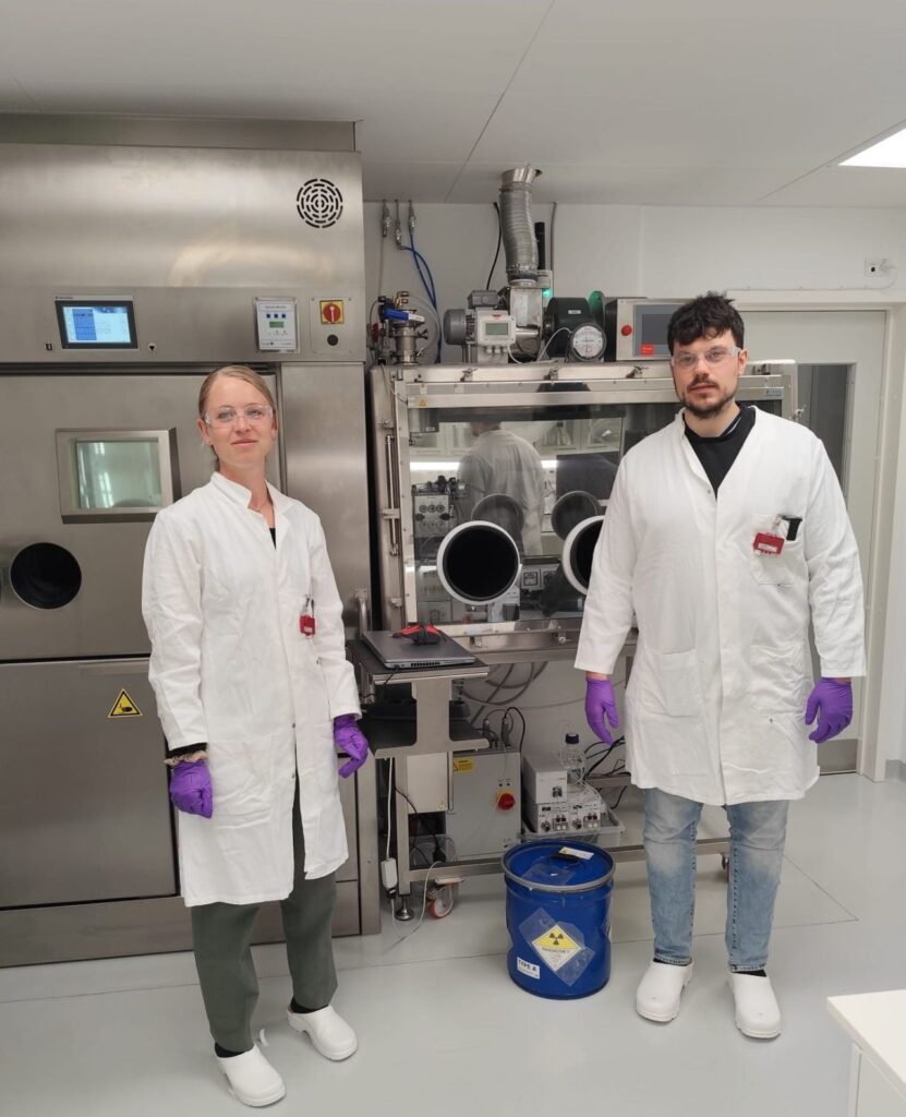 Our radiochemistry laboratory has been fully operational since July